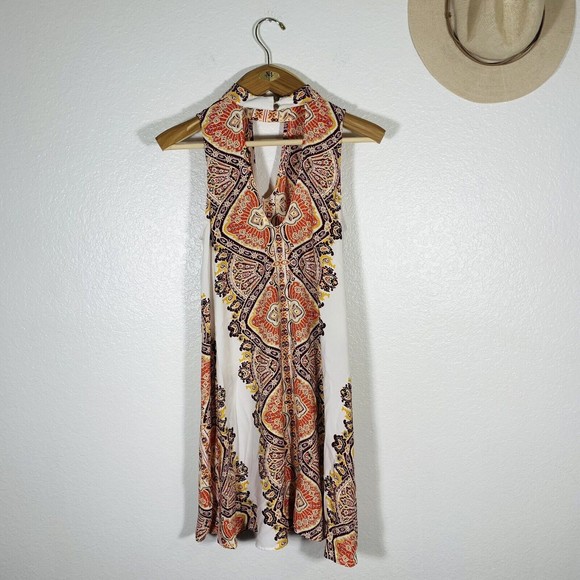 Xhilaration Egyptian Sleeveless Boho Hippy dress Size Medium Women’s - Picture 7 of 11